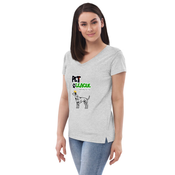 Women’s recycled v-neck t-shirt - Image 3