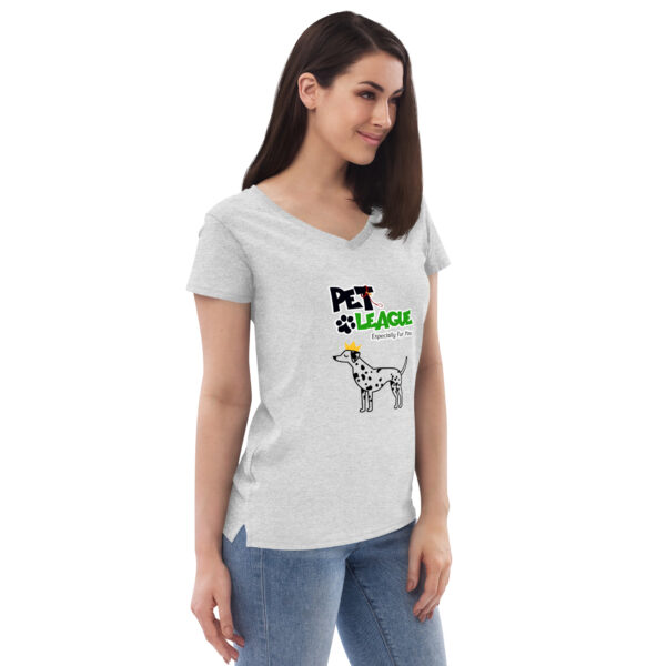 Women’s recycled v-neck t-shirt - Image 4
