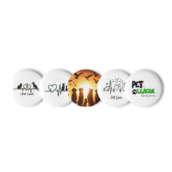 Set of pin buttons - Image 3
